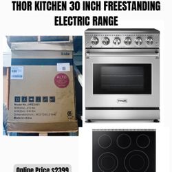 Thor Kitchen 30 Inch Freestanding Electric Range