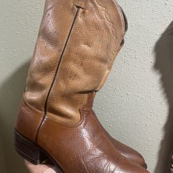 Vintage Tony Lama Mens Cowboy  Leather Western  boots  Size 10.5 D