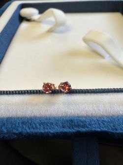 14k Natural Pink Tourmaline Earrings