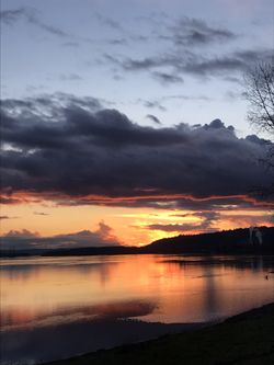 16 X 20 Pacific Ocean Sunset Print From Ocean Park WA