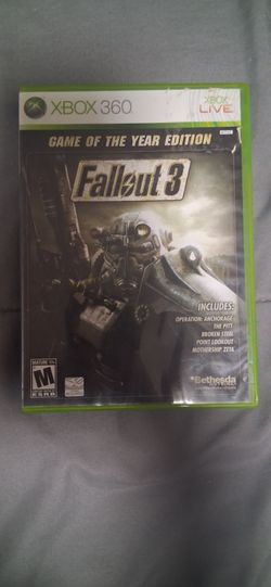 Fallout 3 Game Of The Year Xbox 360
