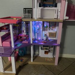 Barbie 3-Story Dream Dollhouse with Lights & Music + Accessories