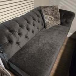 Gray Sofa Chaise 