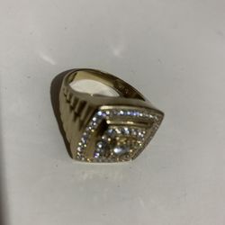 Anillo /ring Oro 10k Sirconias 