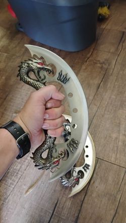 Wuu Jau Dual Fantasy Dragon Blade