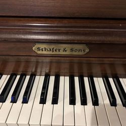 Schafer & Sons Piano - Includes Delivery 