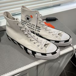 Off white Converse Chuck Taylor 