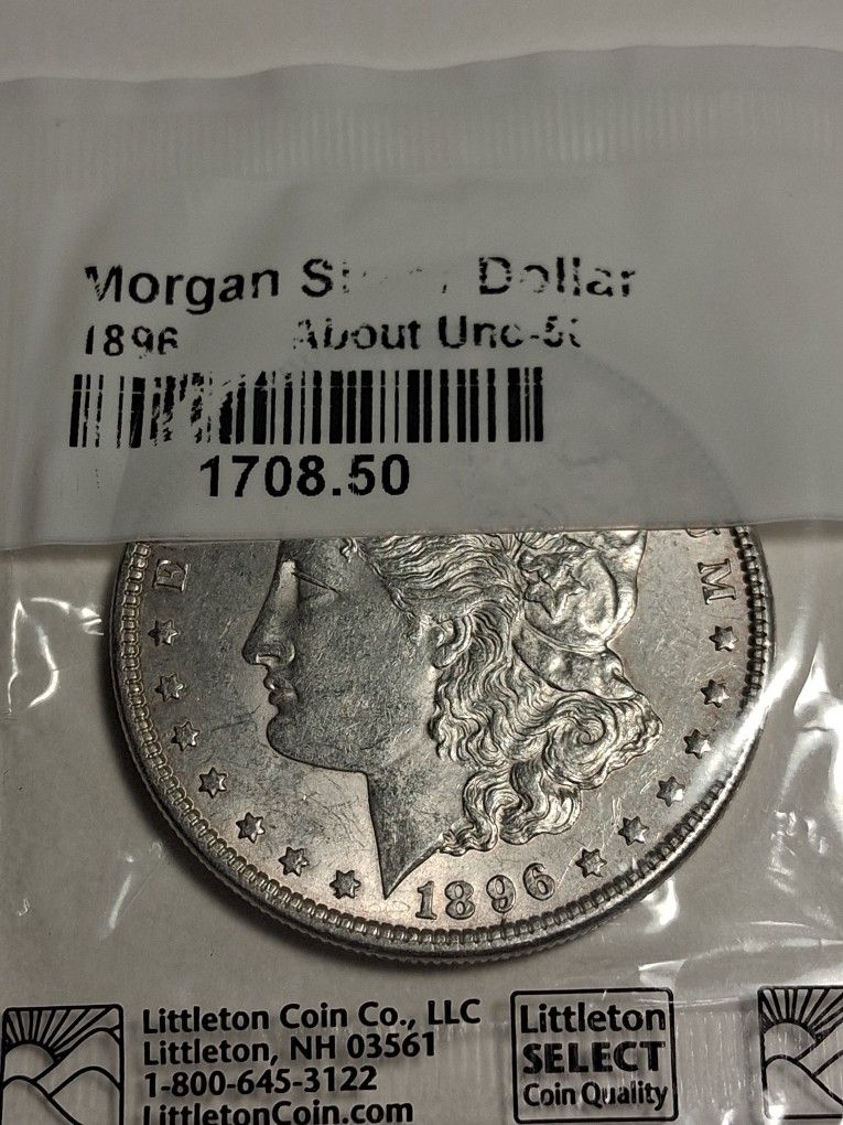 Morgan Silver Dollar 1896