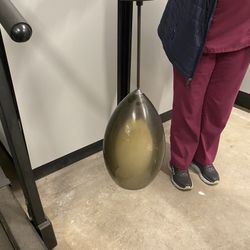 Smoked Glass Teardrop Pendant Light 