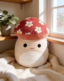 🍄 Squishmallows Malcolm the Mushroom (Special Edition) – 16" Plush – Like New 🍄