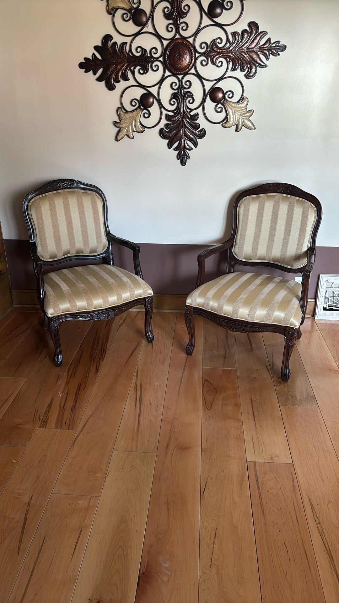 Two Antique Chairs Real Wood