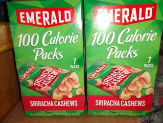 emerald brand Sriracha cashews
