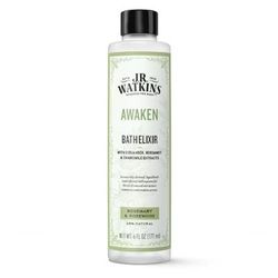 $14 J.R. Watkins Awaken Bath Elixir, Liquid Bath Soak, Rosemary & Rosewood with Natural Extracts, No Salt, No Residue, 6 oz