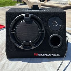 SONDPEX Bluetooth Speaker System & Digital Music Player 6.5" Subwoofer 