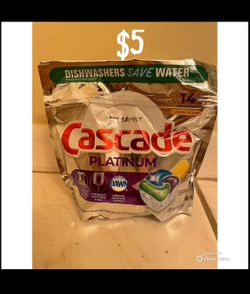 Cascade Dishwashing Pods $5
