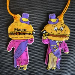 Mayor Mc Cheese Mc  Donald’s Vintage Christmas Ornament 