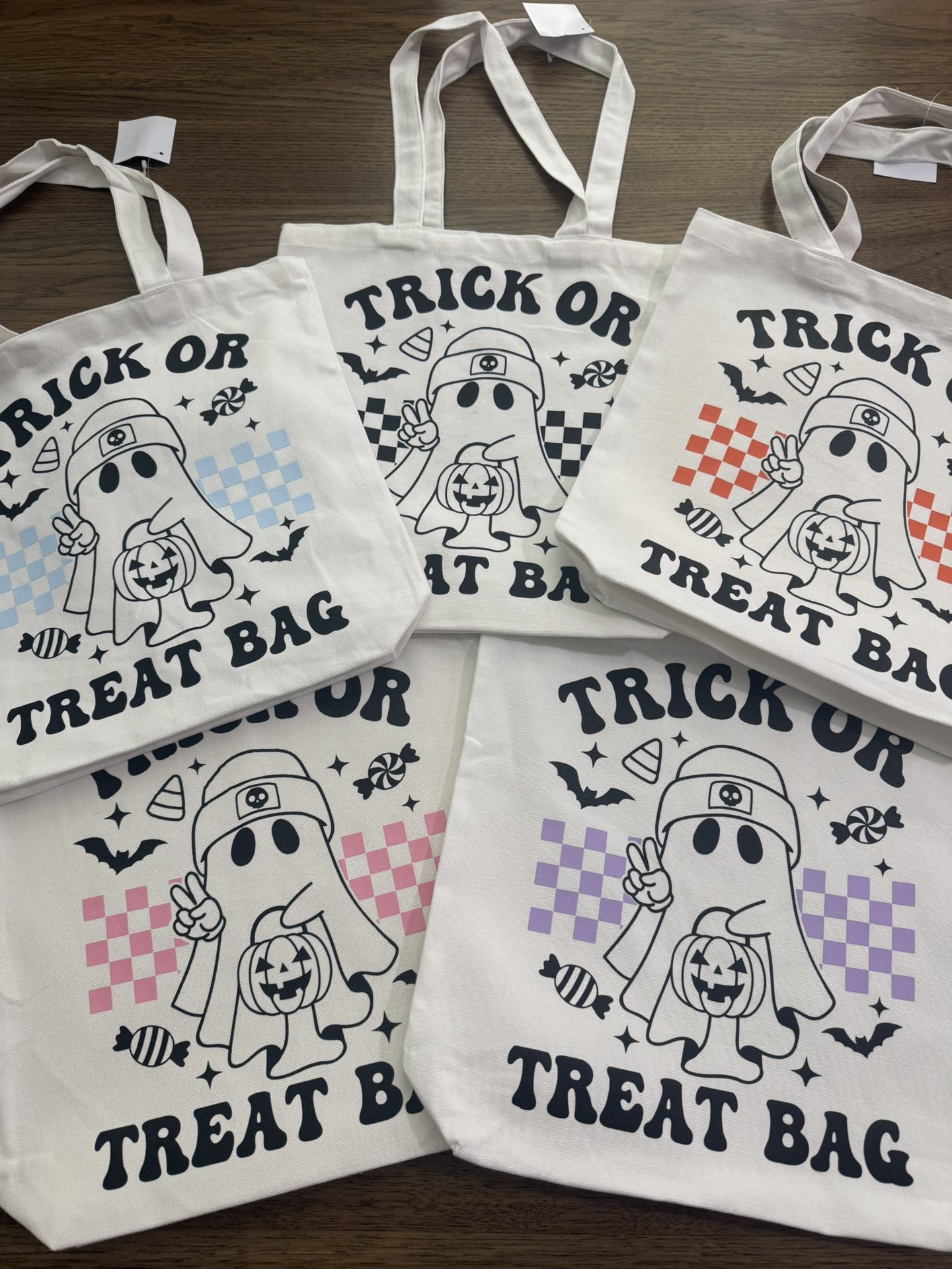 Trick Or Treat Tote Bags