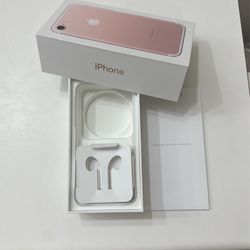 iPhone7 Rose Gold 128GB box Only