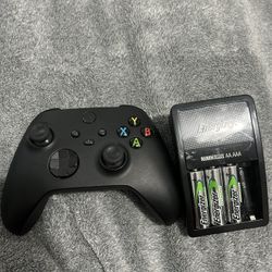 Xbox Controller And Rechargeable Batteries 