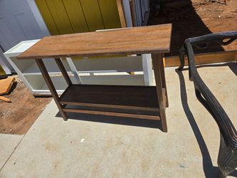 Wood shelf/table