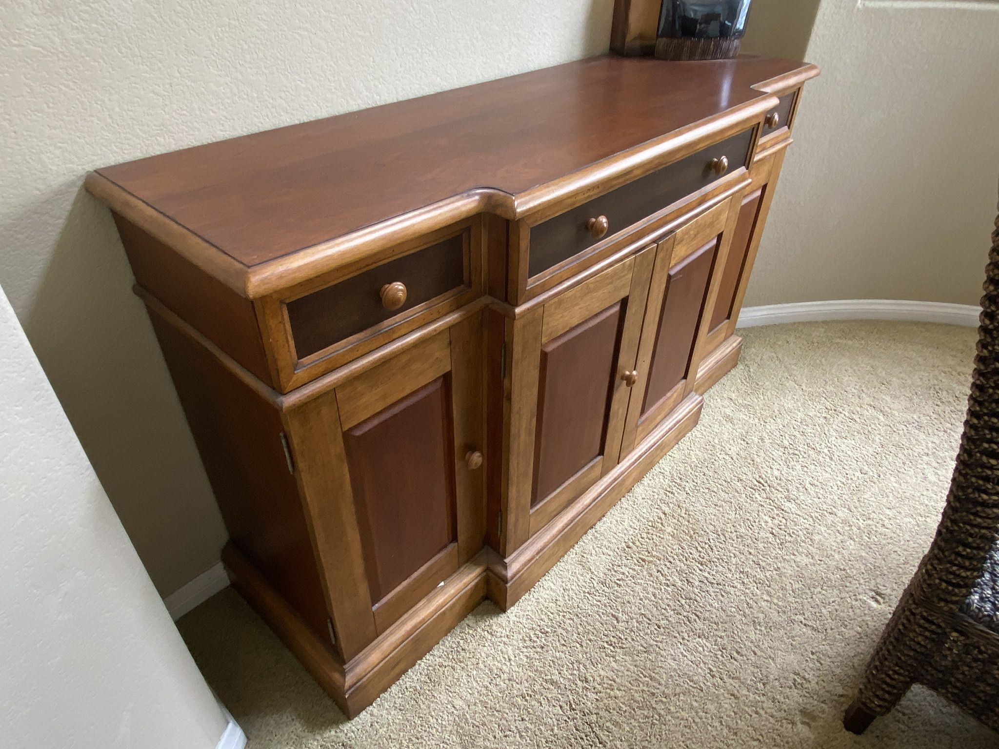 Wood Console Table