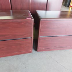 2DRAWERS WOOD CABINETS FOR SALE!!!!....EACH 