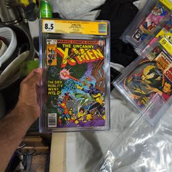 X-Men #128 Cgc 8.5Signed By Christ Claremont 