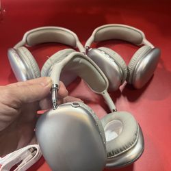 Lot of 3 HEADWEAR ZTOZ P9 wireless Bluetooth headphones-Silver 