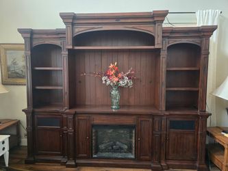 4-Piece Fireplace Entertainment Wall Unit