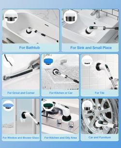 Electric Spin Scrubber  - 7 in 1