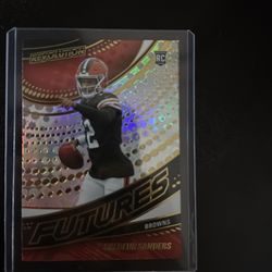 Shedeur Sanders football card