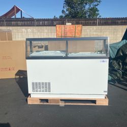 NSF 68” Gelato Ice Cream Cabinet Freezer 12-tub Display DPC 66HC