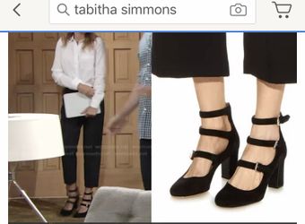Tabitha Simmons shoes blue velvet 39