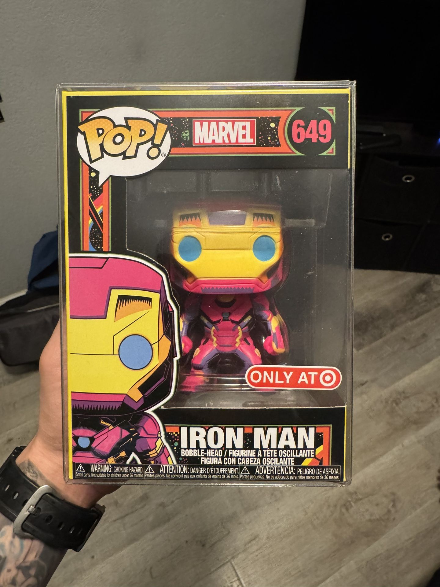 Blacklight Ironman Funko