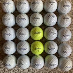 25 used Titleist Tour Speed golf balls