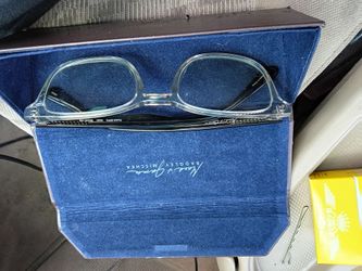 Badgley Mischka Clear Frame Eyeglasses with Case