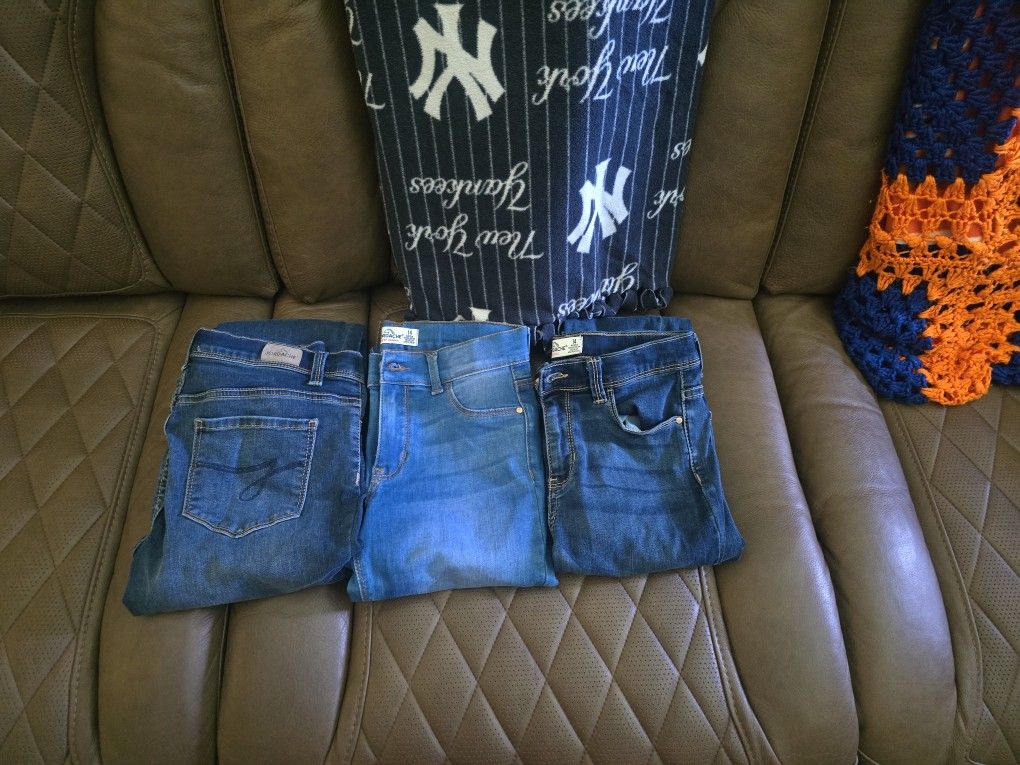 Jordache Skinny Jeans 2 Size 14 & 1 Size 18