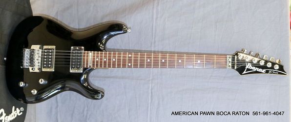 Ibanez Joe Satriani JS100 - Black  electric guitar  made in Korea Used Guitar 