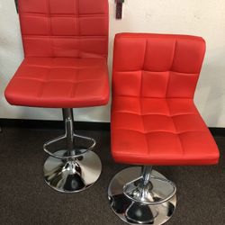 2 Pc Bar Stools 