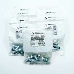 1/2-13 x 1" Hex Head Cap Screws / Bolts Grade 2 Zinc Coated 90 Pcs Pack