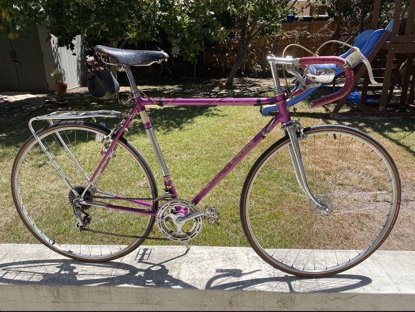 1962 Schwinn Superior 15 speed Road Bicycle In Violet for Sale in