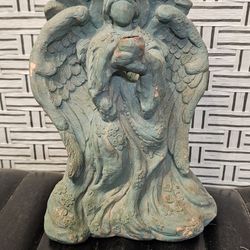 Vintage Angel Heavy Candle Holder Very Beautiful For Your Garden