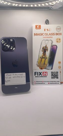 iPhone 14pro max 512gb unlocked 87% battery