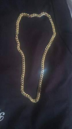 14k gold Cuban chain