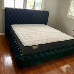 New In Box King Bed Frame +Mattress (Read Description Below)