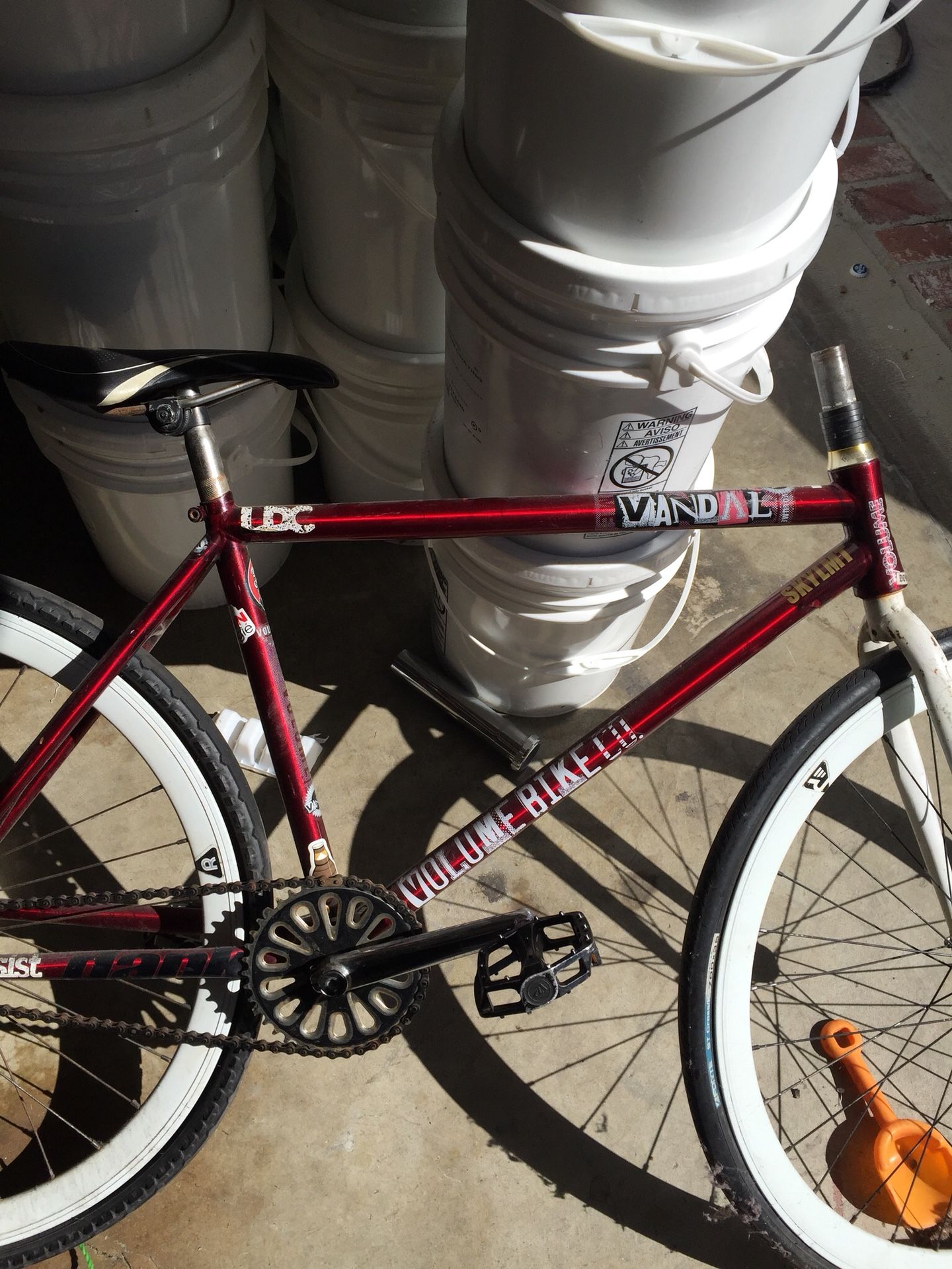 Volume vandal bmx fixed gear frame for Sale in Culver City, CA