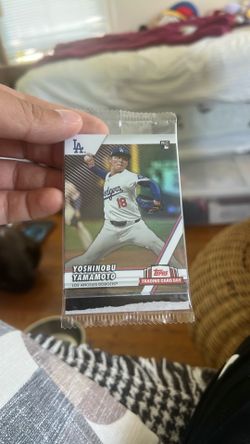 Yoshinobu Yamamoto Trading Day Cards- Dodger Stadium Giveway
