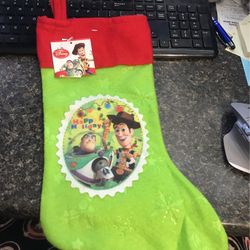 Toy Story Woody Buzz Lightyear Christmas Stocking Disney