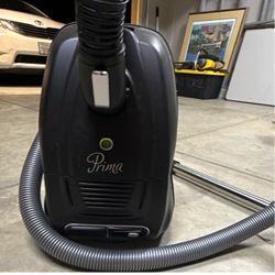 Riccar Prima 6 PRIMA.6 Bagged Canister Vacuum Black 120V w/ Wand Nozzle
