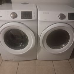 Samsung Front Load Washer And Electric Dryer Set $440